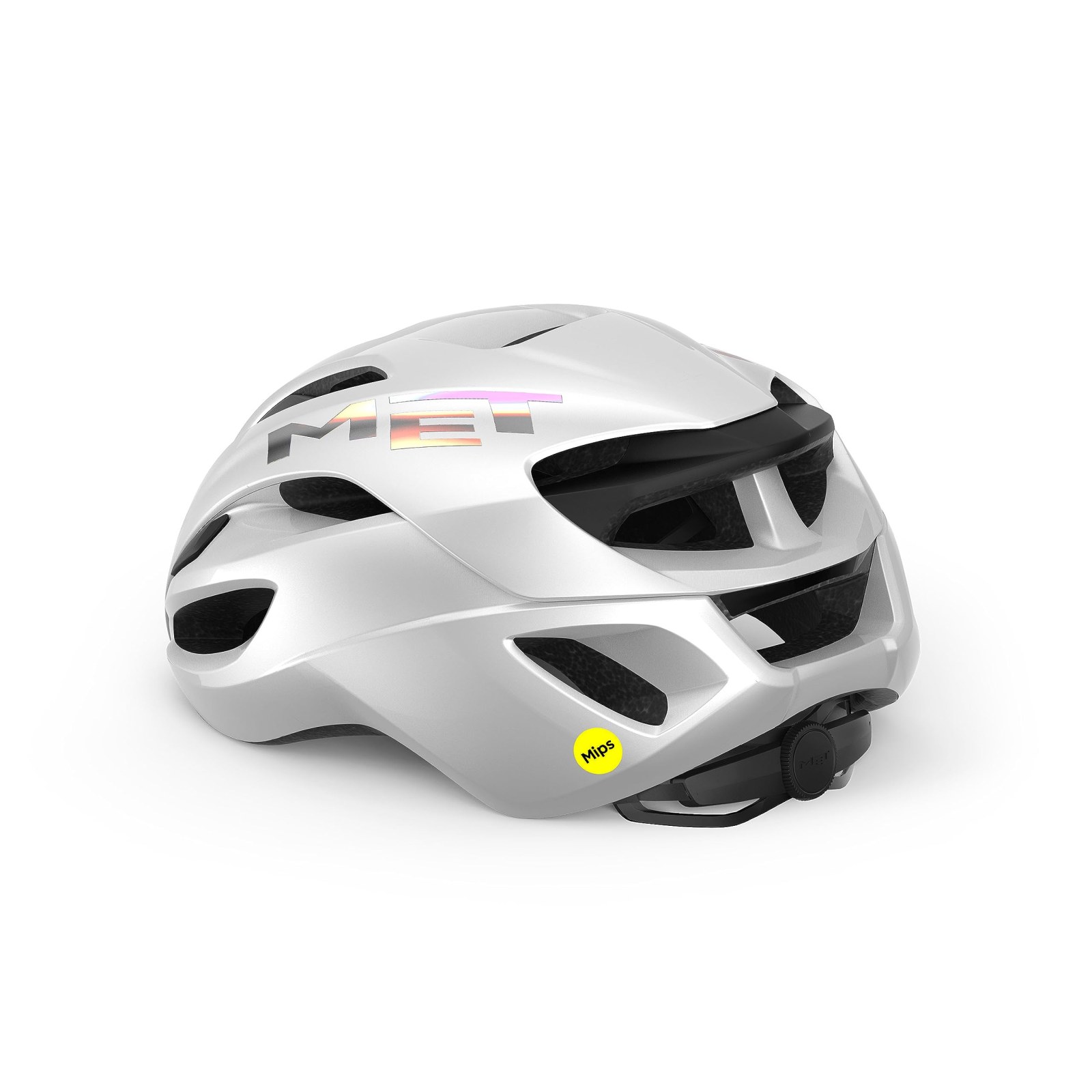 MET Kask Rivale Mips Beyaz Holografik Parlak