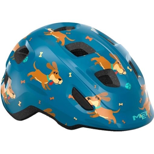 MET Kask Hooray Mavi Teckel | Parlak