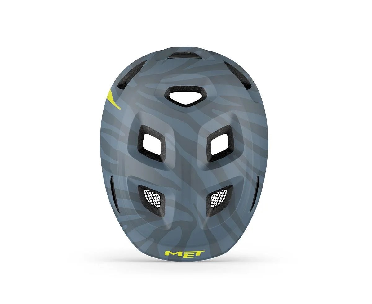 MET Kask Hooray Mavi Zebra | Parlak