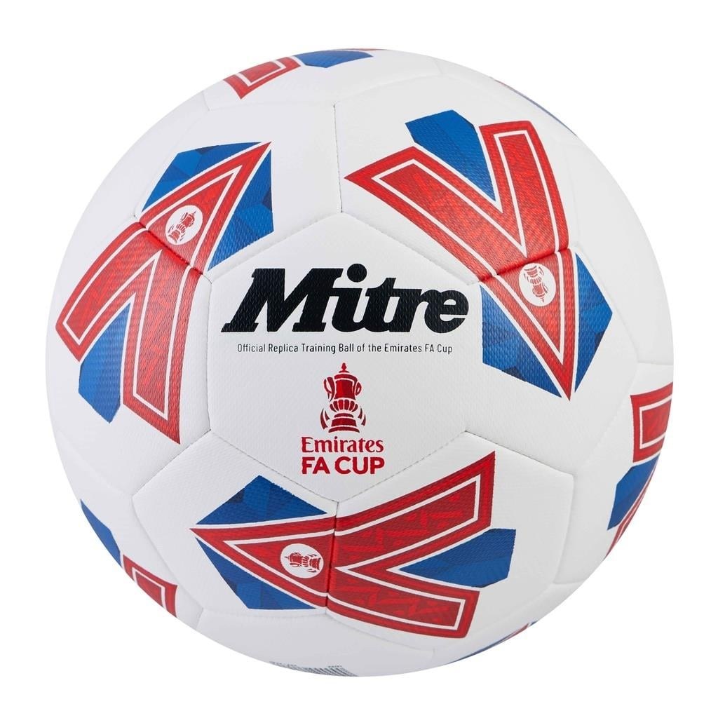 Mitre Futbol Topu FA Cup Beden:5 Beyaz/Yeşil/Kırmızı