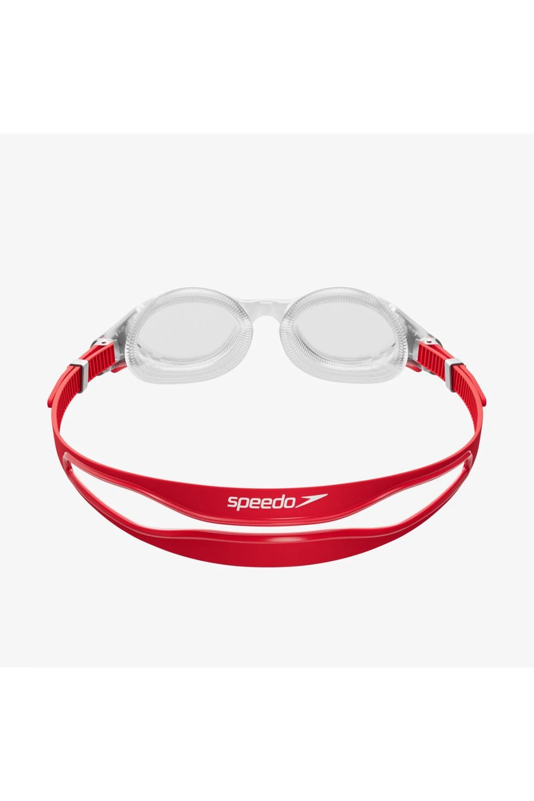 Speedo Biofuse 2.0 Yüzücü Gözlüğü Şeffaf/Kırmızı