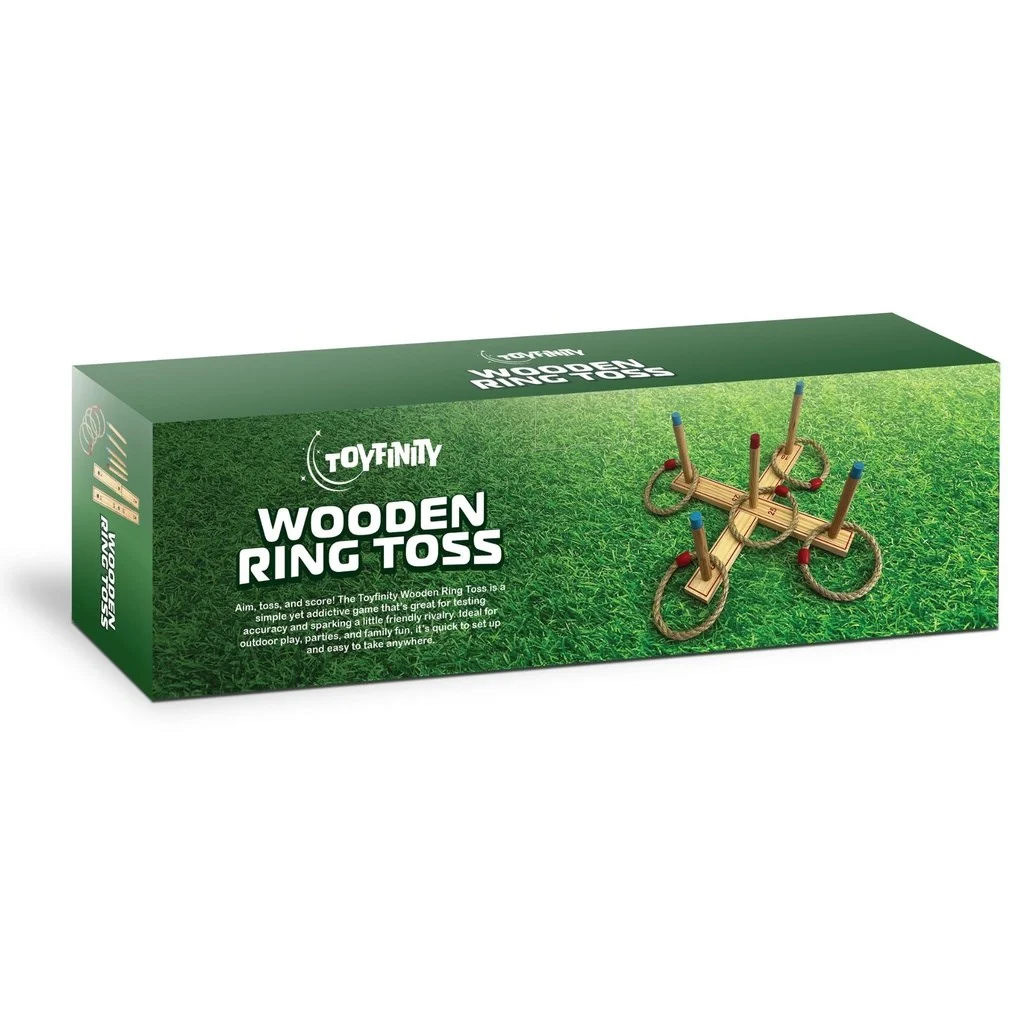 Toyfinity Oyuncak Wooden Ahşap Çember Atma Oyunu