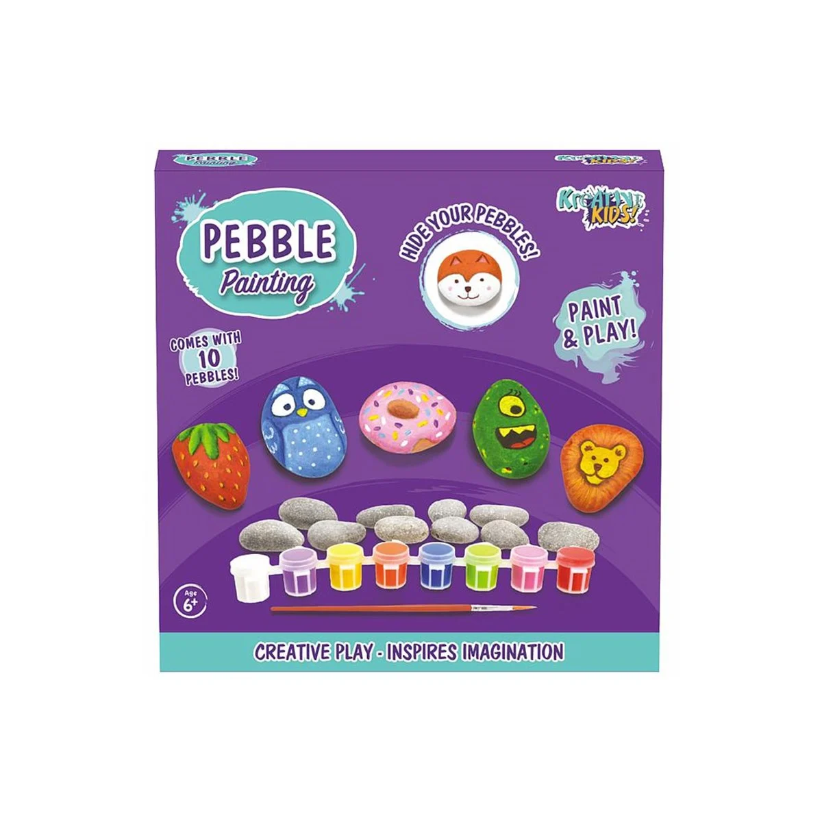 Oyuncak Kids Taş Boyama Seti (10Taş/Paket)