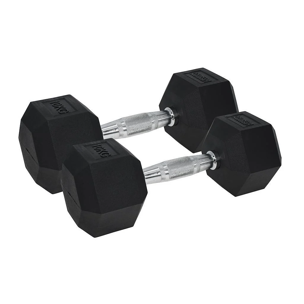 Urban Fitness Dambıl 6 Köşe - Plastik Kaplı 10KG (1 Adet Fiyatı)
