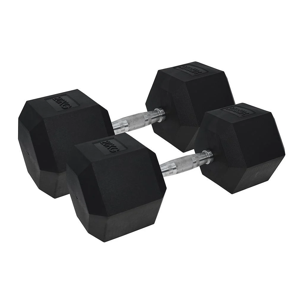 Urban Fitness Dambıl 6 Köşe - Plastik Kaplı 20KG (1 Adet Fiyatı)