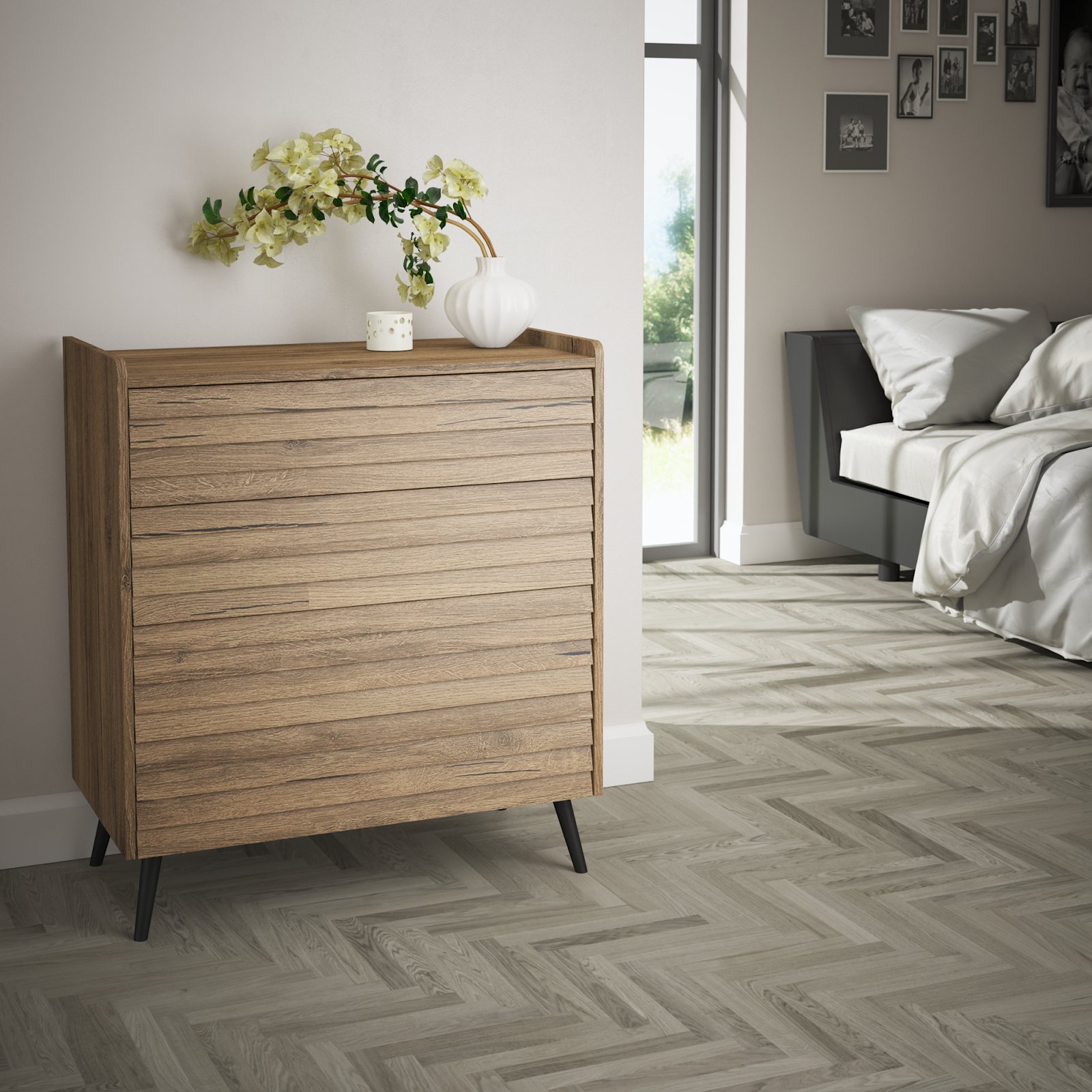 Lena Şifoniyer Atlantik Çam 90CMx96CMx45CM