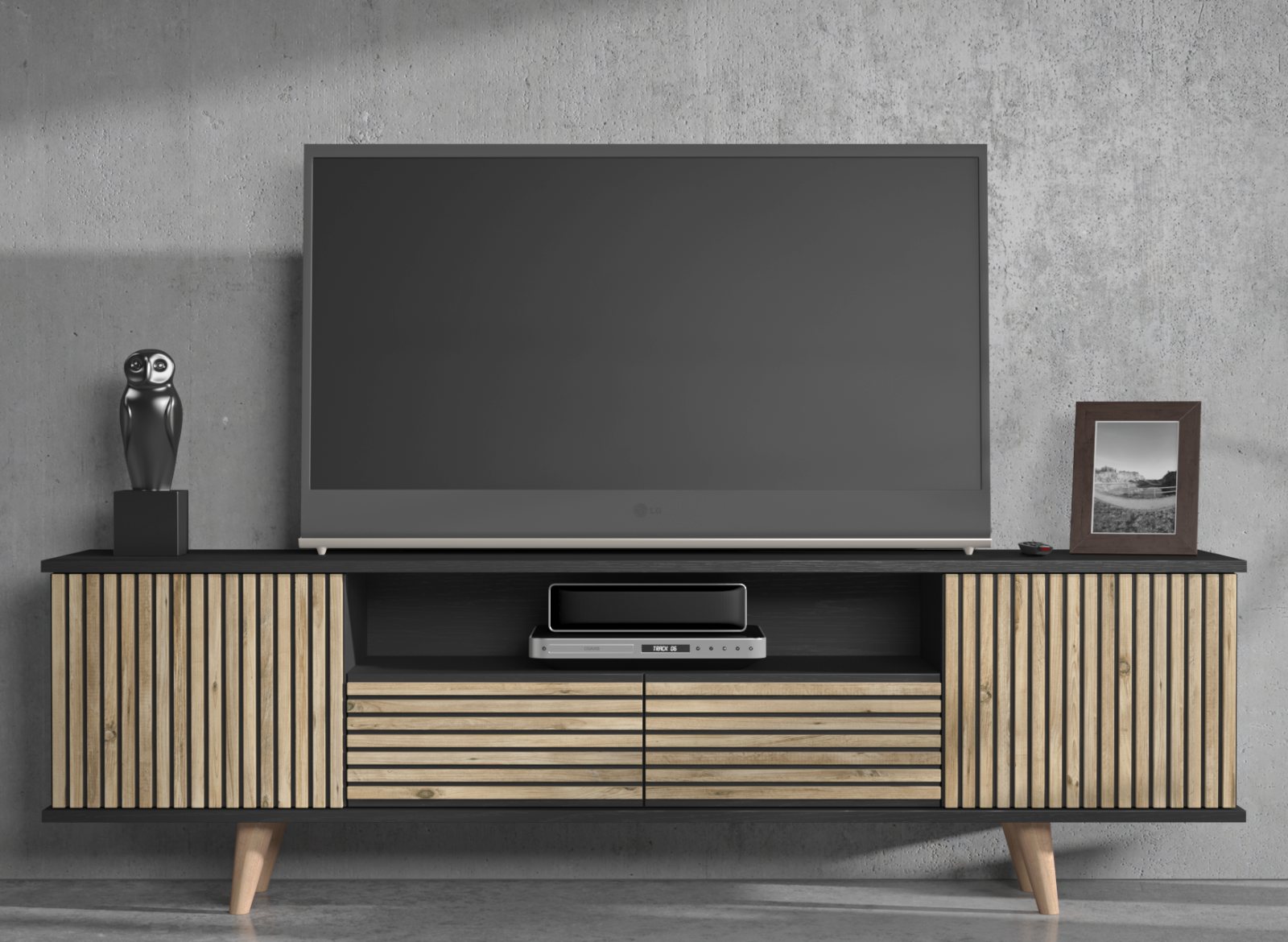 Zebra Tv Ünitesi Atlantik Çam 180CMx55CMx35CM