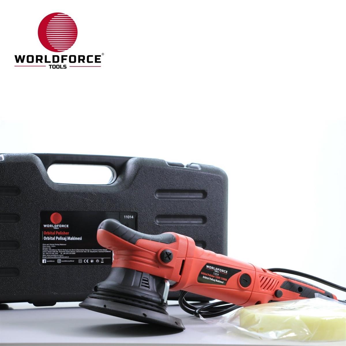World Force Polisaj Makinesi Orbital 150mm 2100-5000RPM