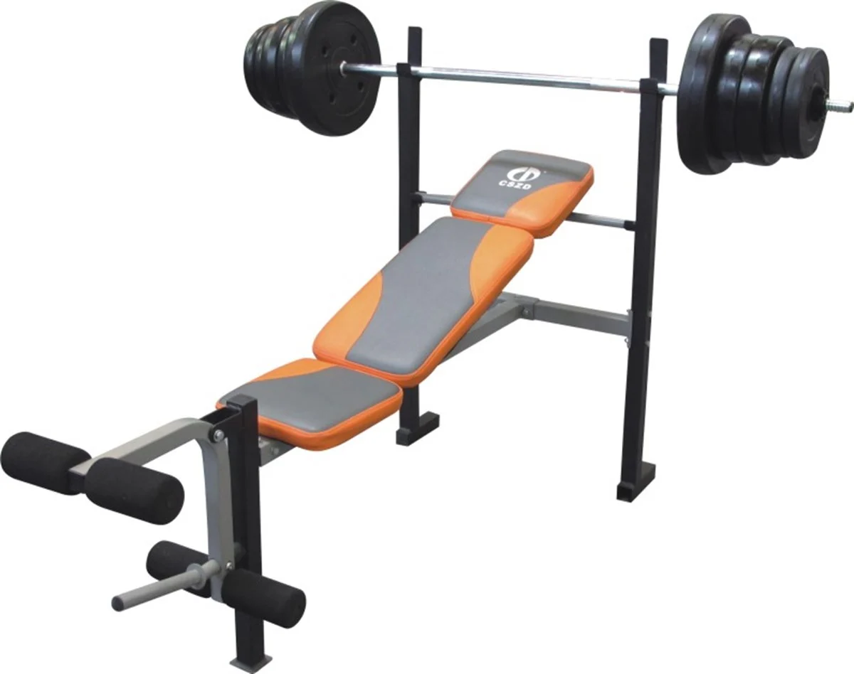 Power Ağırlık Sehpası Bench 50KG Barbel Set Dahil