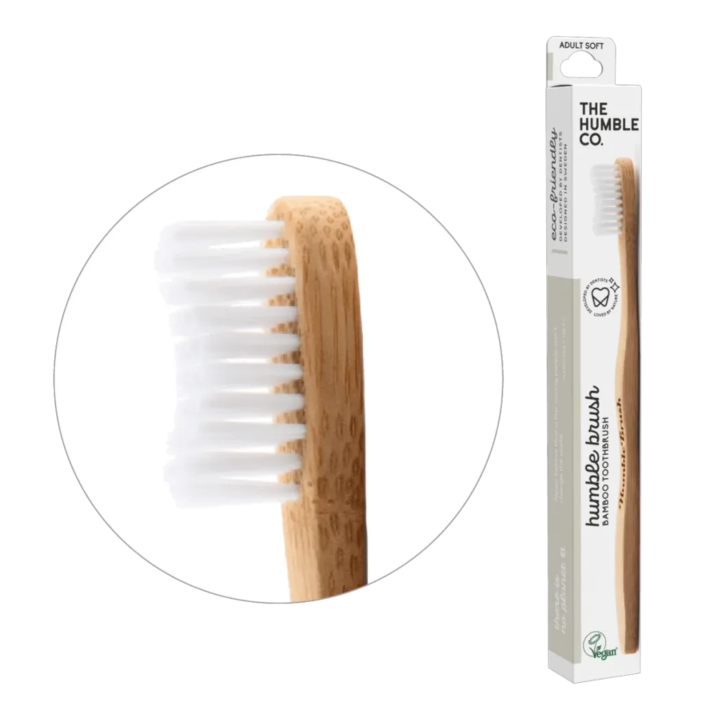 Humble Dogal Bambu Dış Fırça KOD: Adult-Soft-White