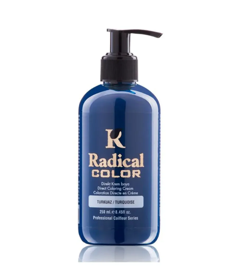 Radical Su Bazli Kalici Renkli Boya 250ml - Turkuaz