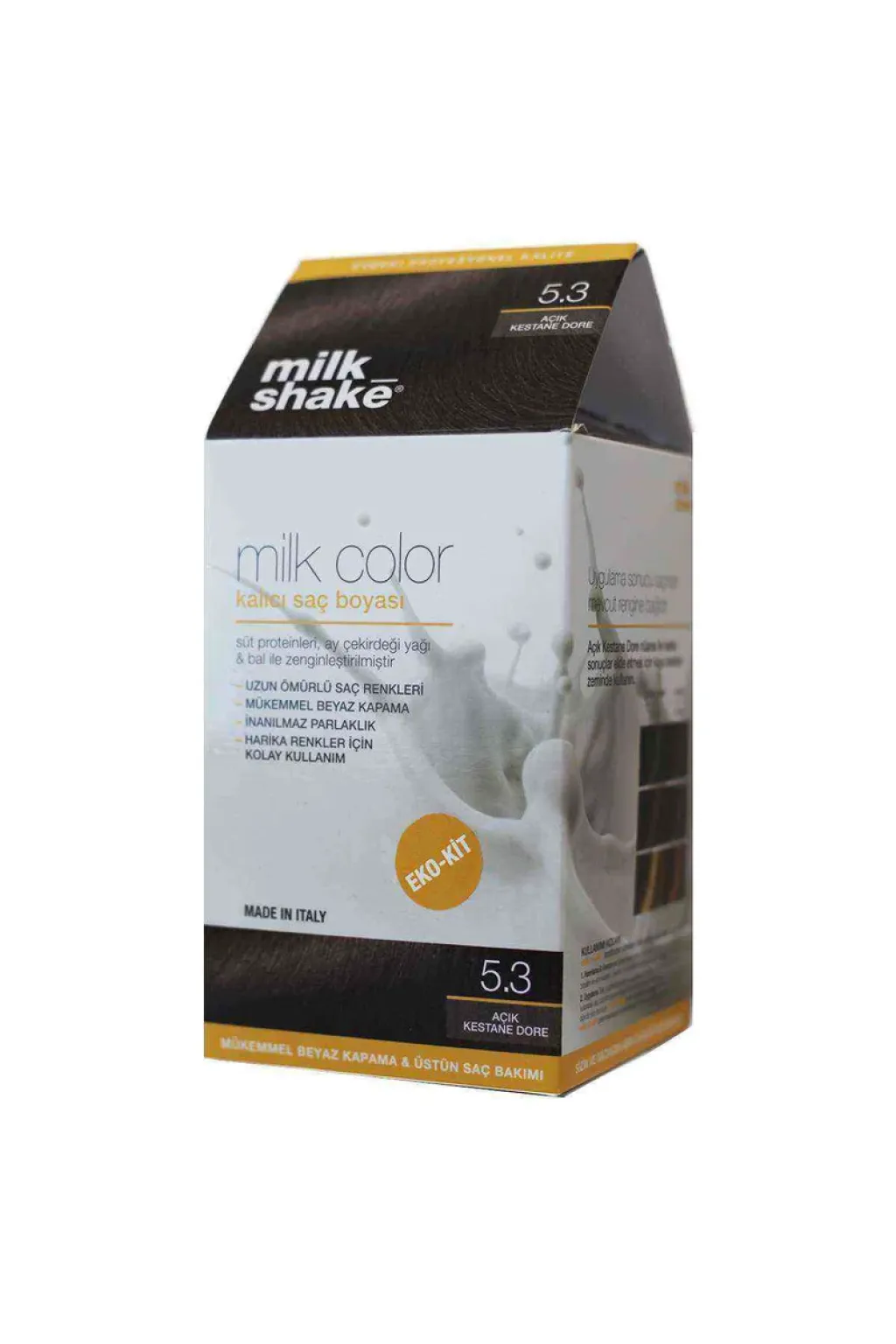 Milkshake Kalici Kit Boya Açık Kestane Dore NU:5.3
