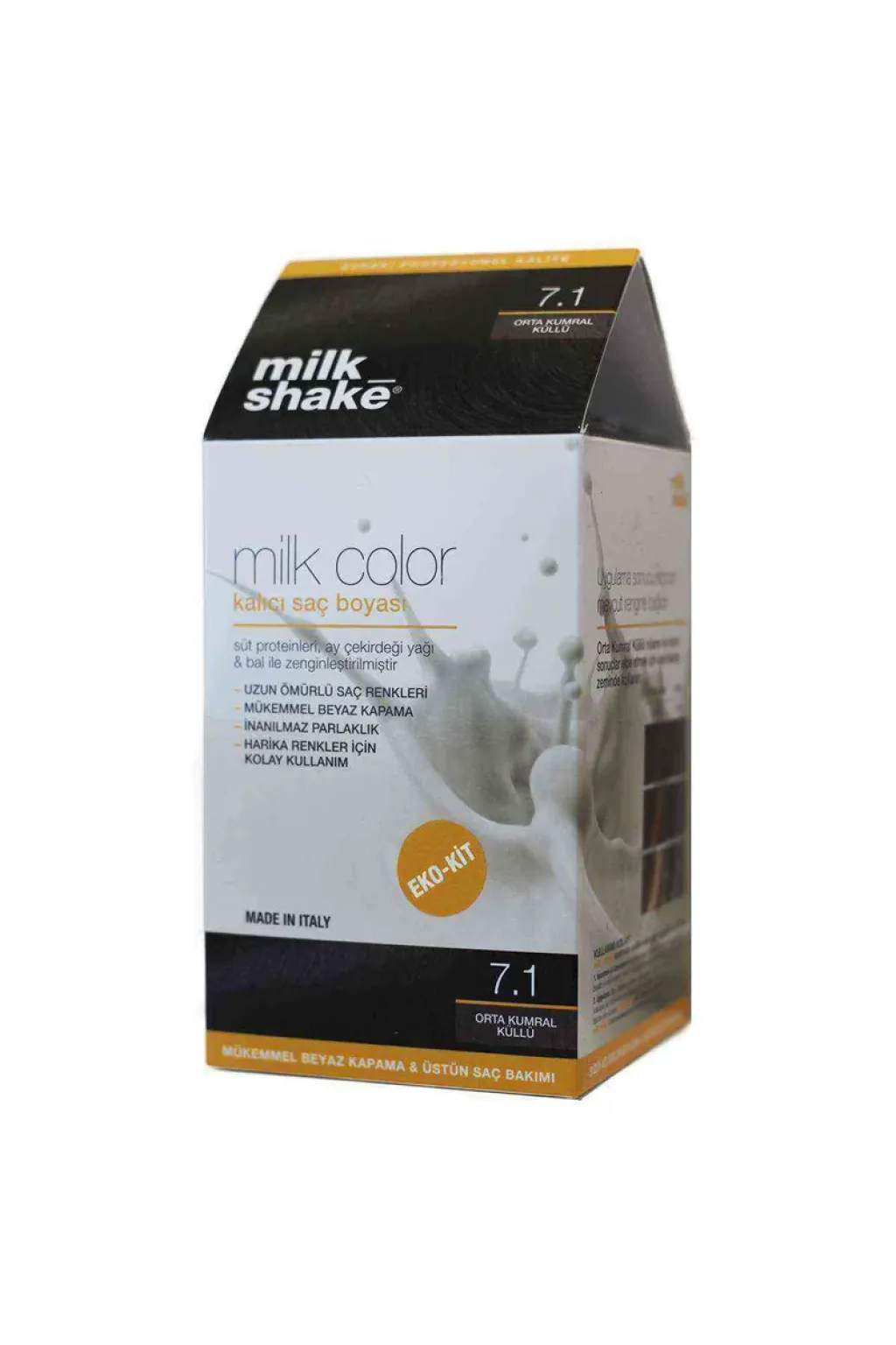 Milkshake Kalici Kit Boya Orta Kumral Küllü NU:7.1