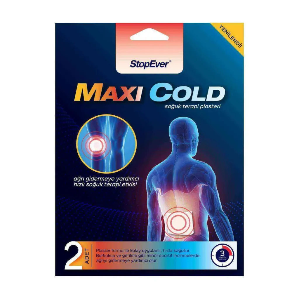 Stopever Agri Giderici Hızlı Soğuk Terapi Plaster KOD: Maxi Cold