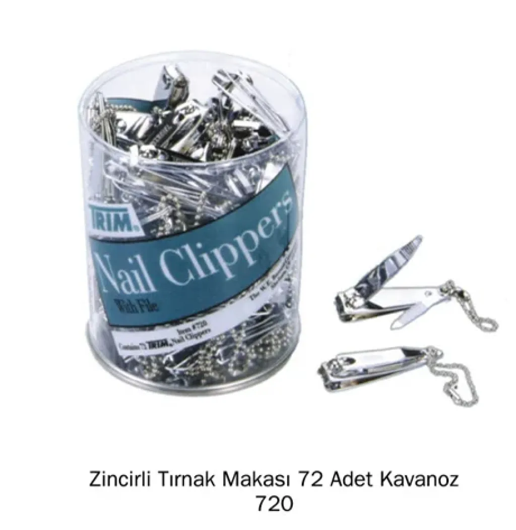 Trim Zincirli Tirnak Makasi 72 Adet