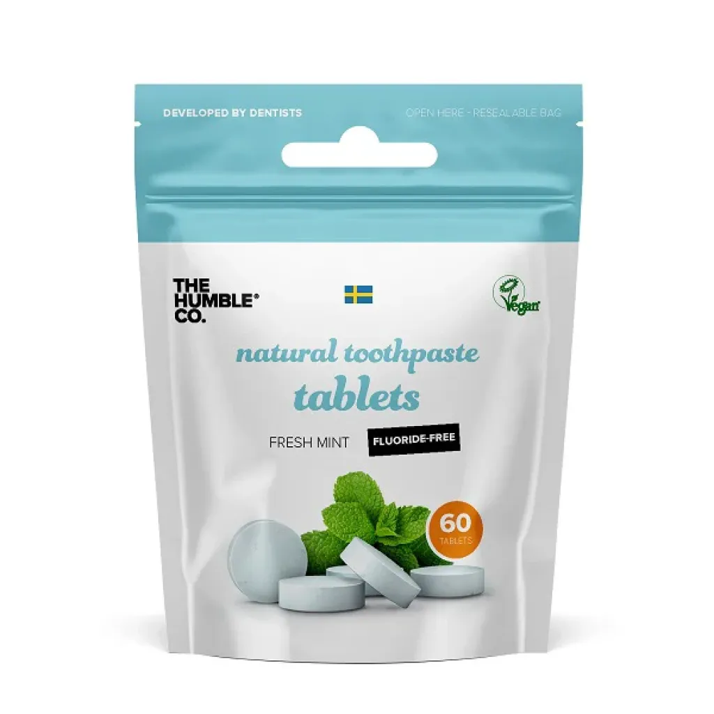 Humble Dogal Tablet Dış Macunu 60 Adet - Florur İcermez