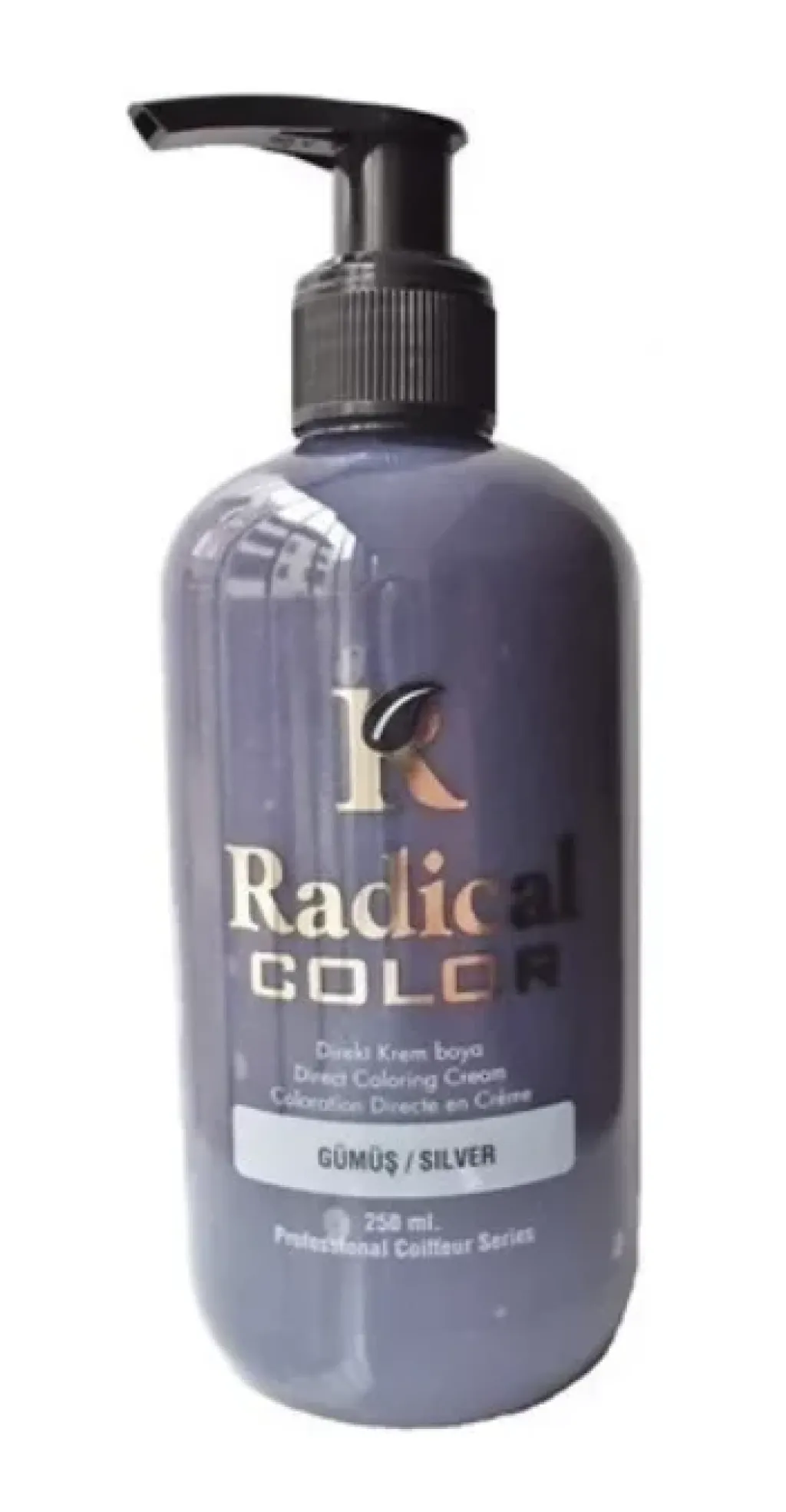 Radical Su Bazli Kalici Renkli Boya 250ml - Gümüş