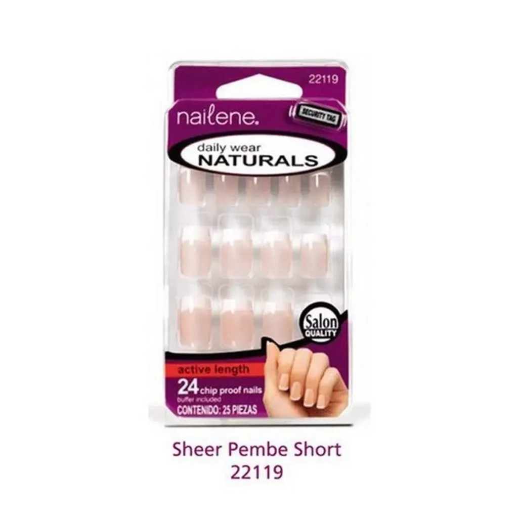 Nailene Daily Wear Sheer Pink Short 22119