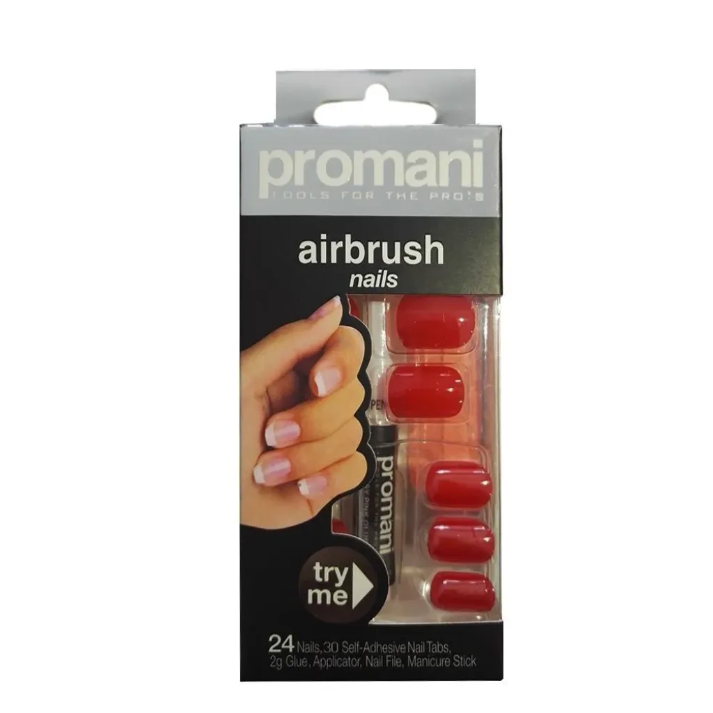 Promani 5013 Takma Tirnak Kiti Kırmızı