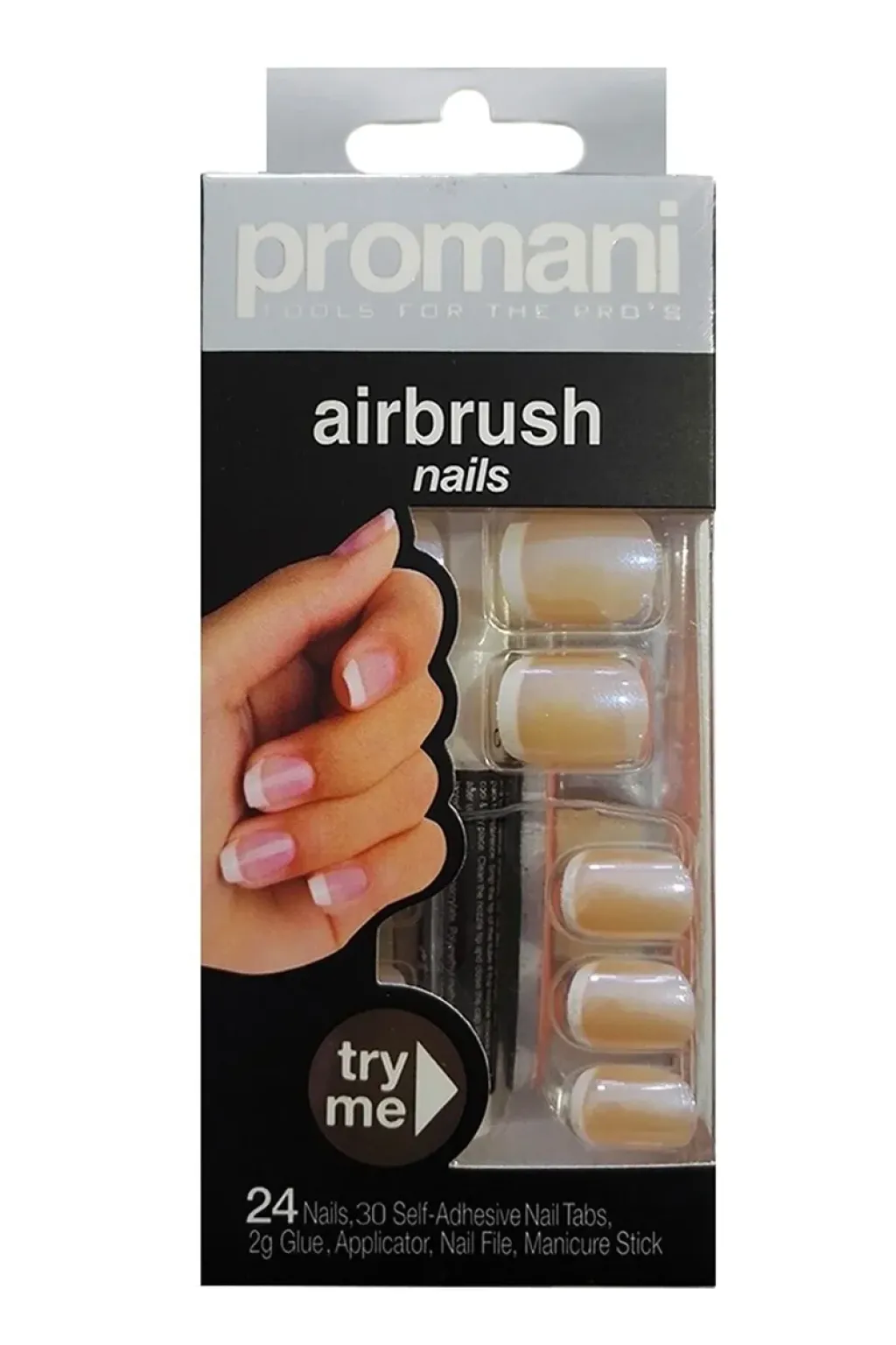 Promani 5010 İnce Takma Tirnak Kiti Inci Pembe