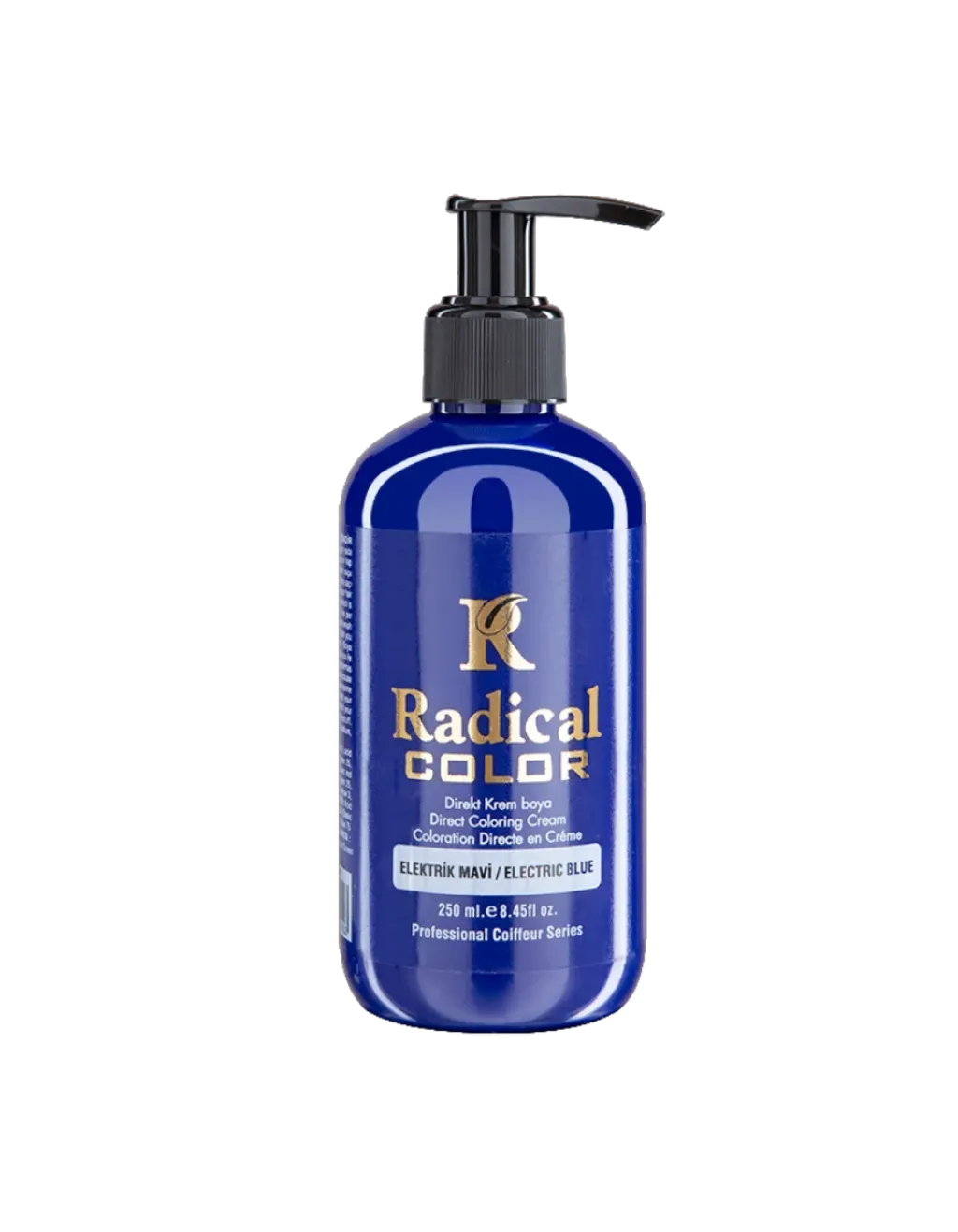 Radical Su Bazli Kalici Renkli Boya 250ml-Elektrik Mavisi