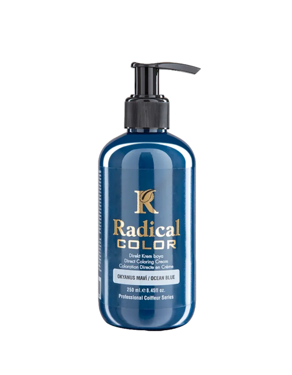 Radical Su Bazli Kalici Renkli Boya 250ml-Okyanus Mavisi