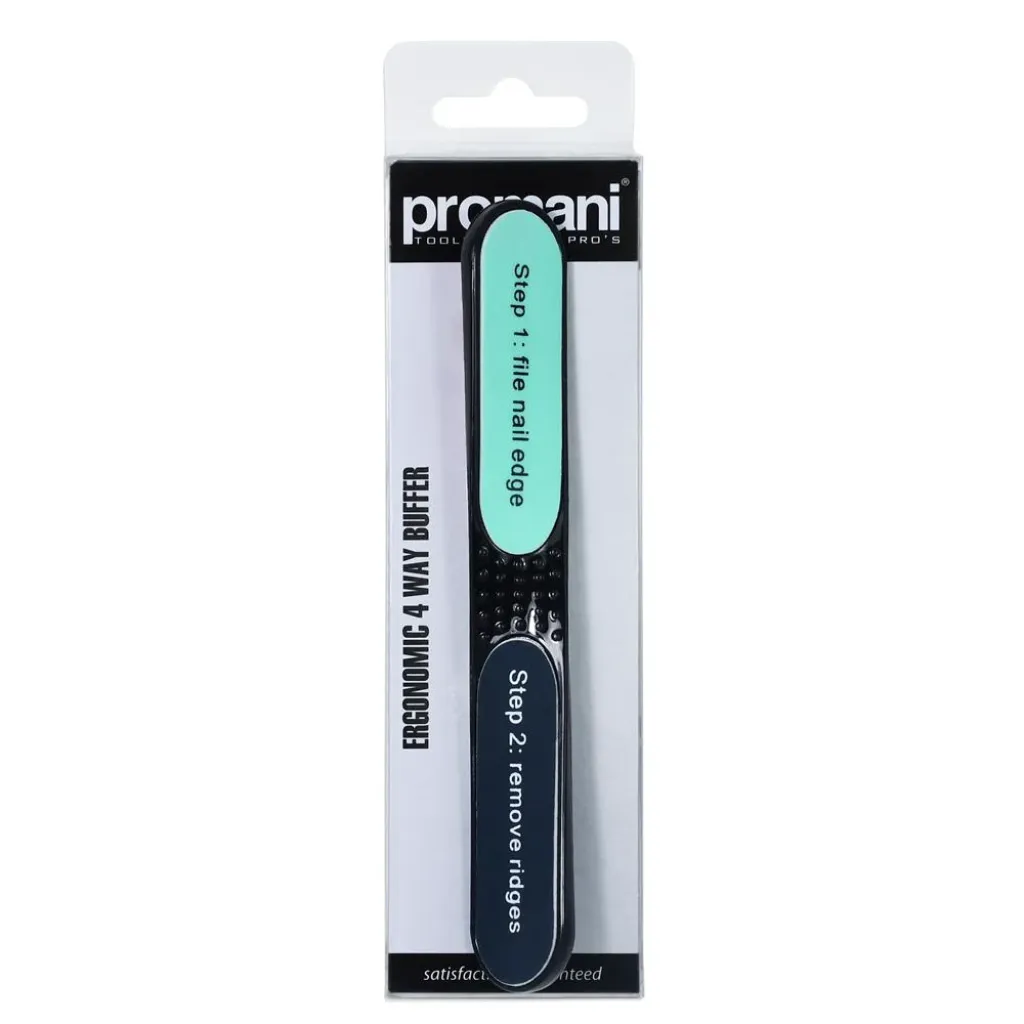 Promani PR-408 Ergonomik 4 Asamali Tirnak Parlatma Torpusu