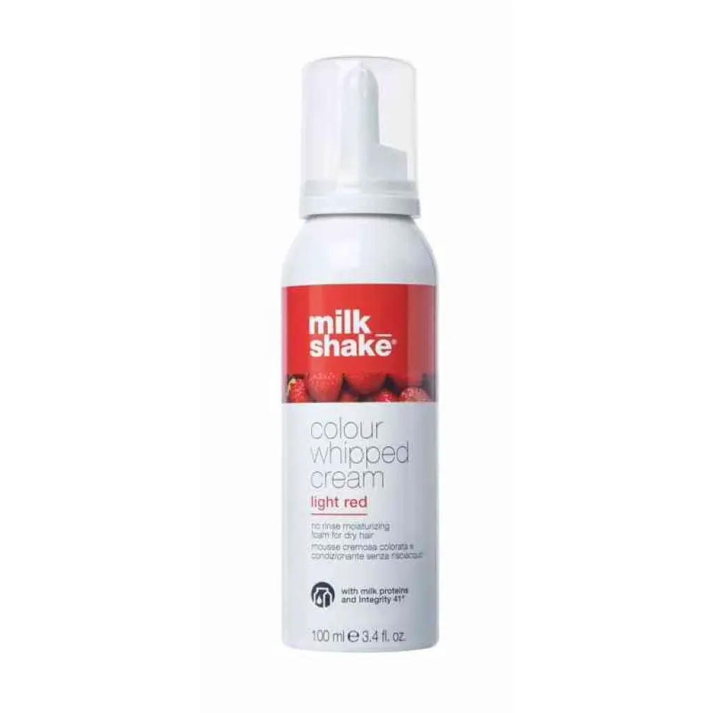 Milkshake Durulanmayan Renkli Bakım Kopuk 100ml - Light Red