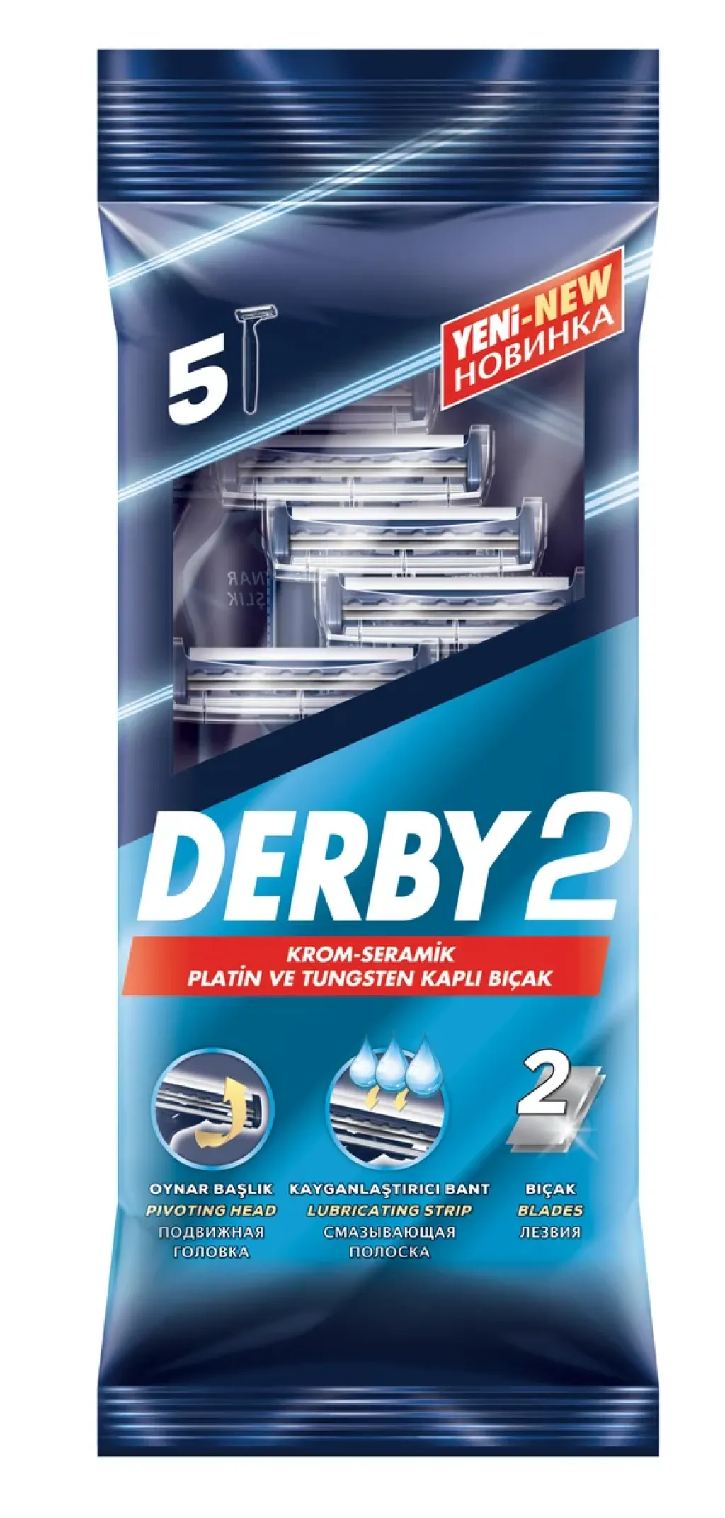 Derby New 2 Bıçak 5lı Paket
