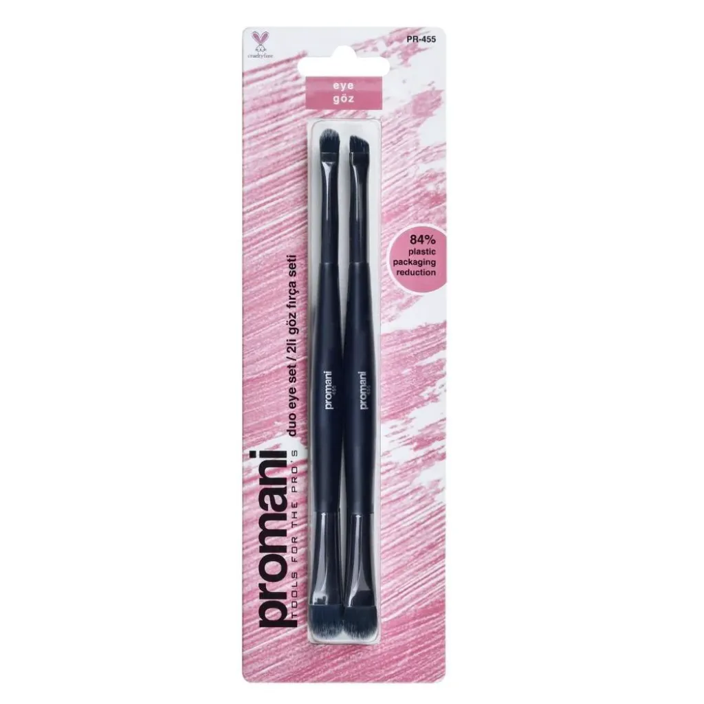 Promani PR-455 2 LI Göz Fırça Set