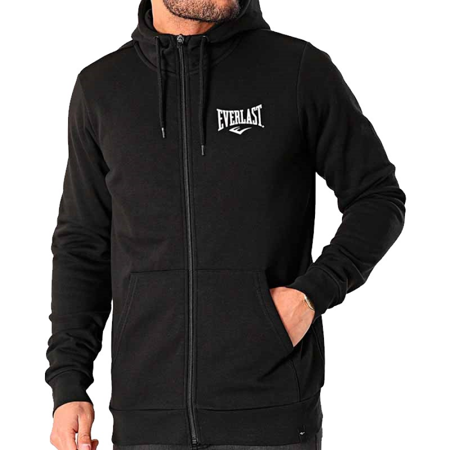 Everlast LIMERICK Men Zipped Sweatshirt - 2XL - Black