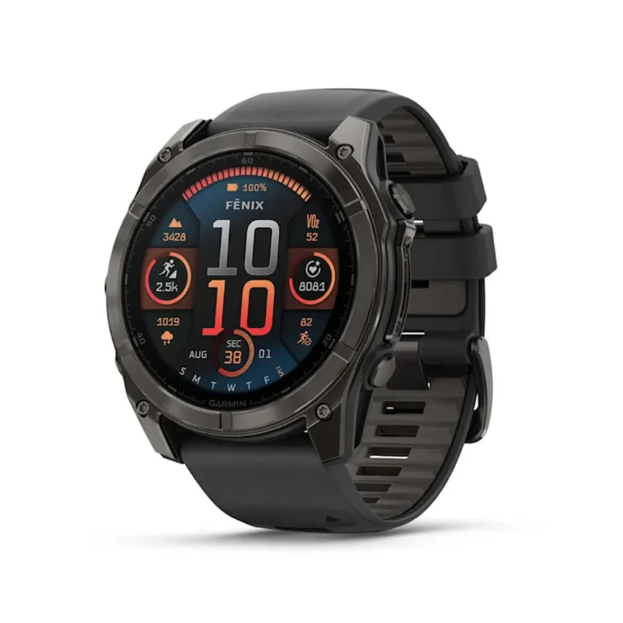 Garmin fenix® 8 – AMOLED 51 mm Sapphire Carbon Gray Titanium Siyah