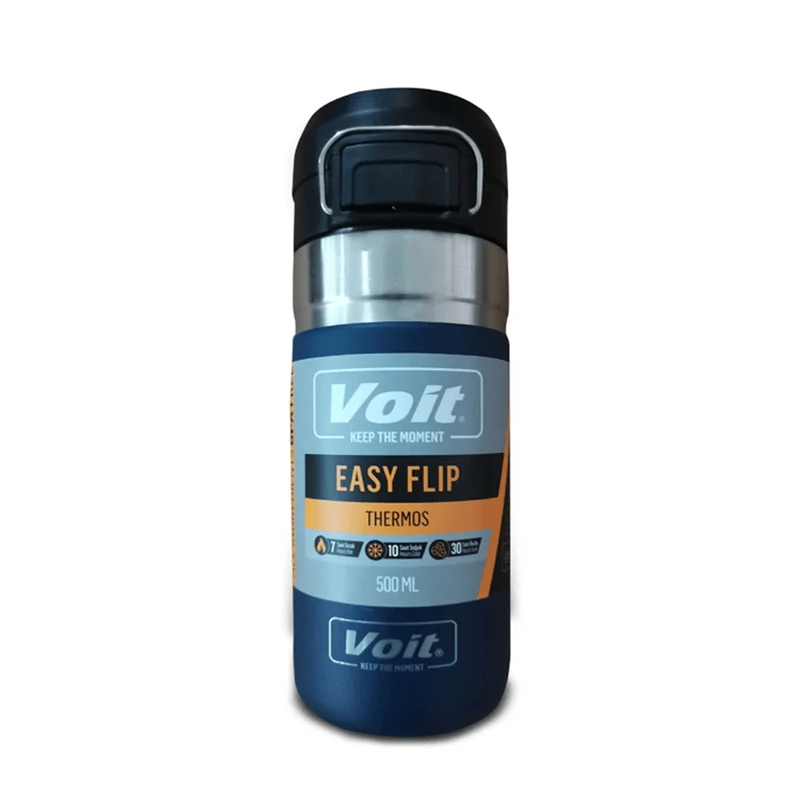 Voit Easy Flip Termos 500 ml - Mavi