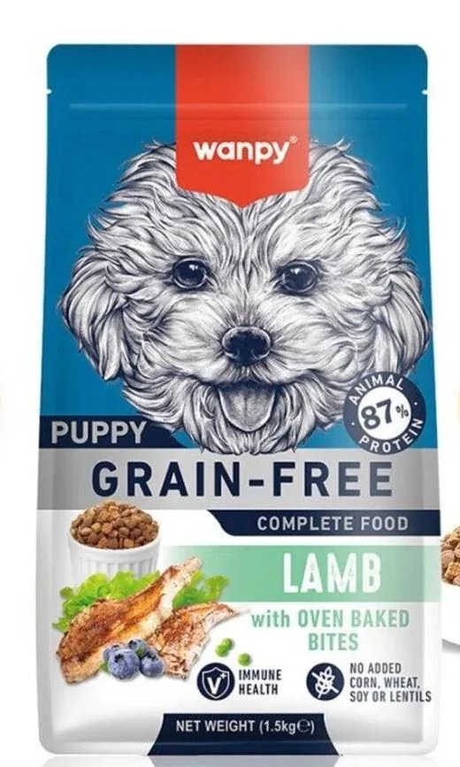 Wanpy Grain Free Complete Food For Puppy Lamb Recipe 1,5 кг