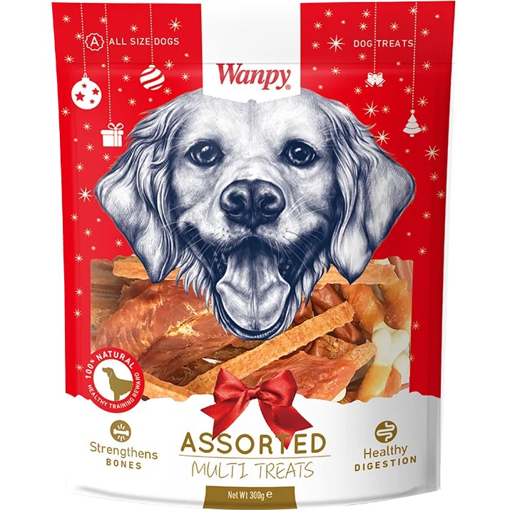 Wanpy Assorted Multi Treats 300gr