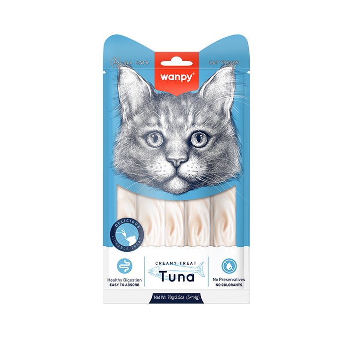Wanpy Lickable Treat Tuna for Cat 14g * 25 pcs
