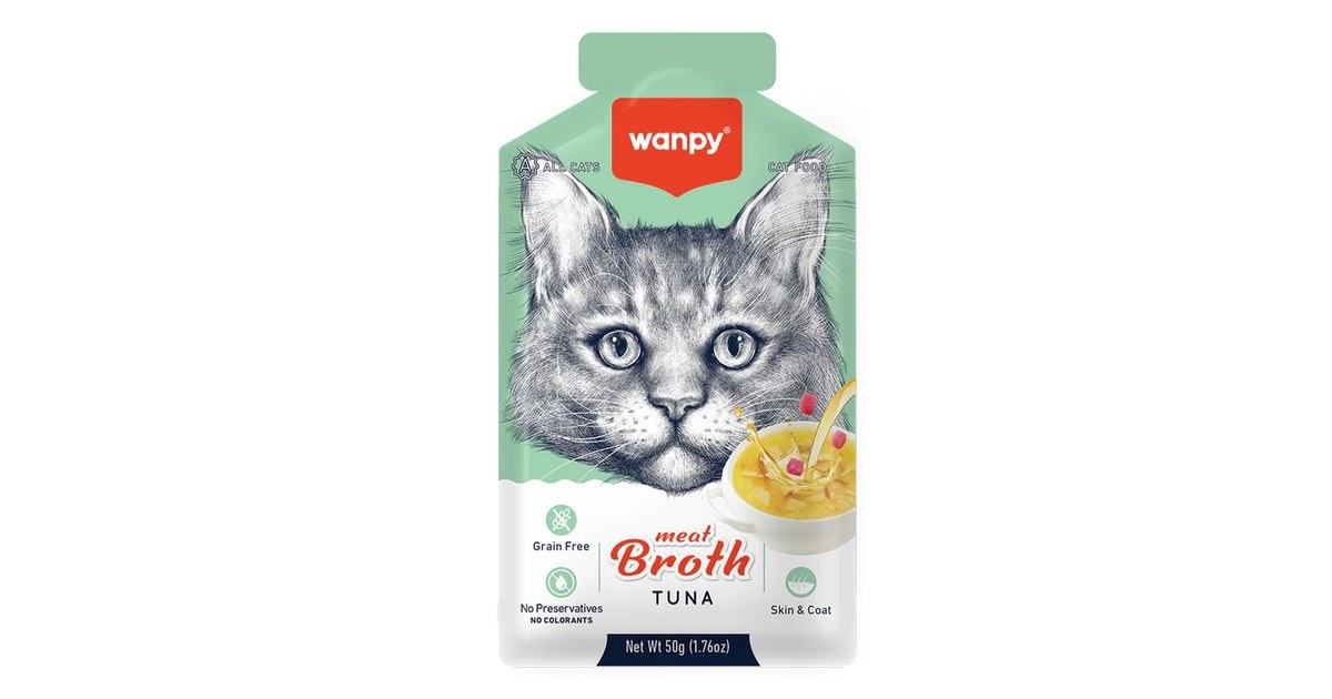 Wanpy Meat Broths Tuna for Cat 50g