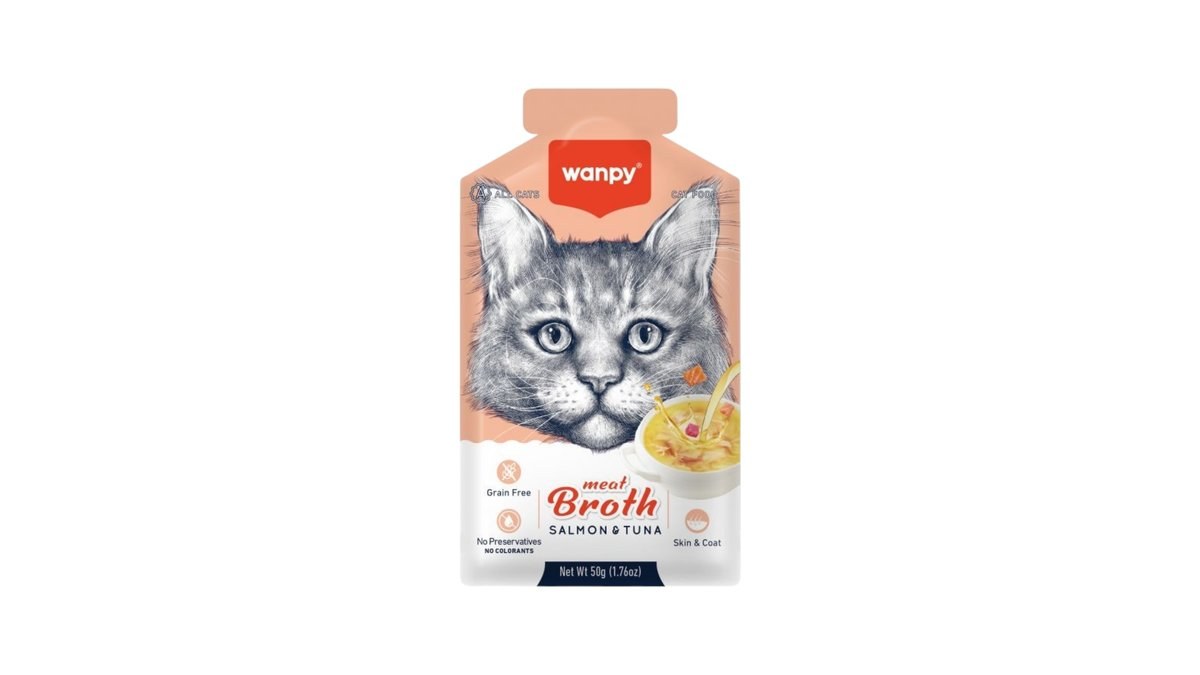 Wanpy Meat Broths Tuna & Salmon for Cat 50g
