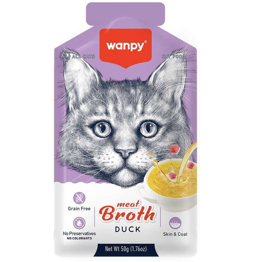 Wanpy Meat Broths Duck for Cat 50g