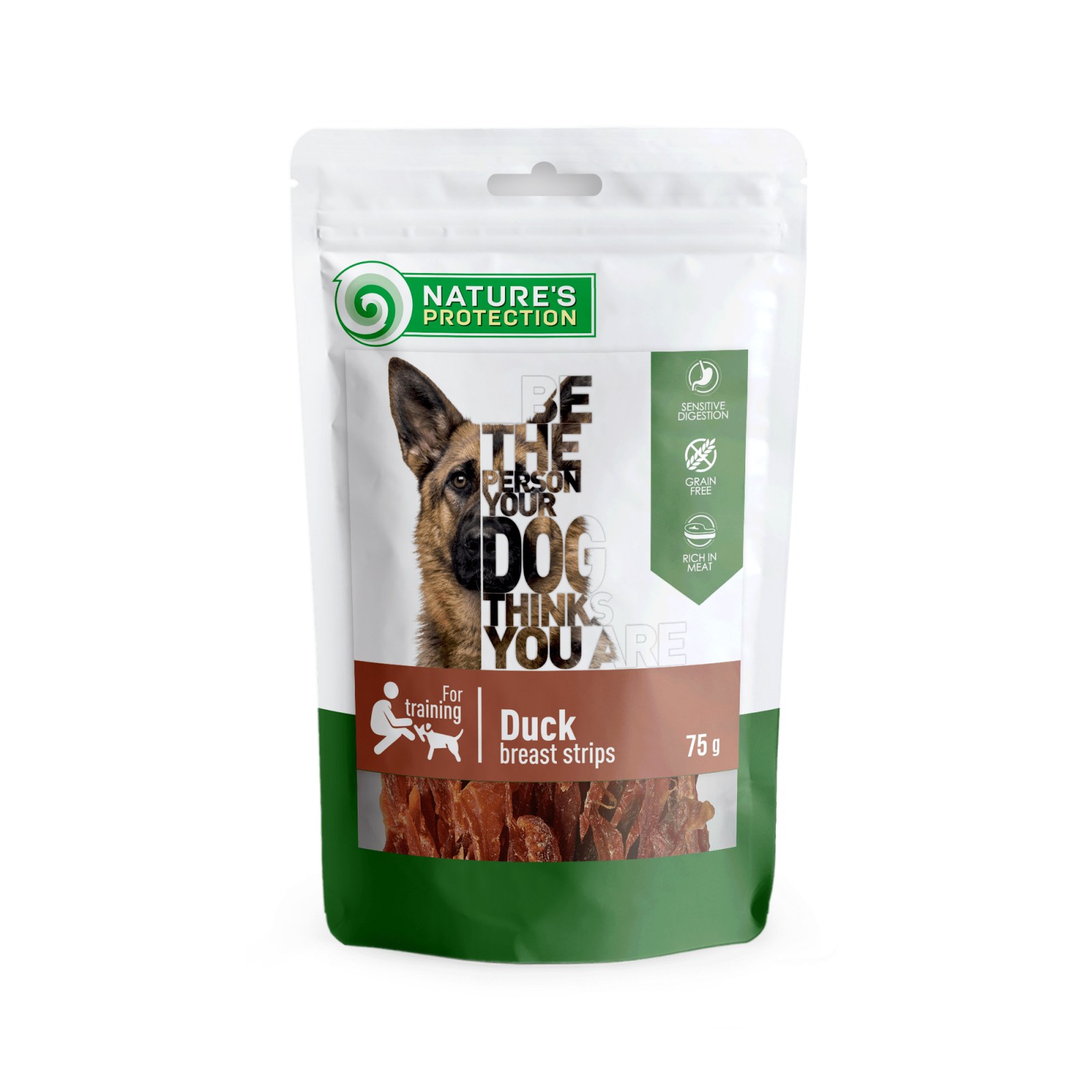Nature's Protection Duck Breast Dog Treats, 75 g