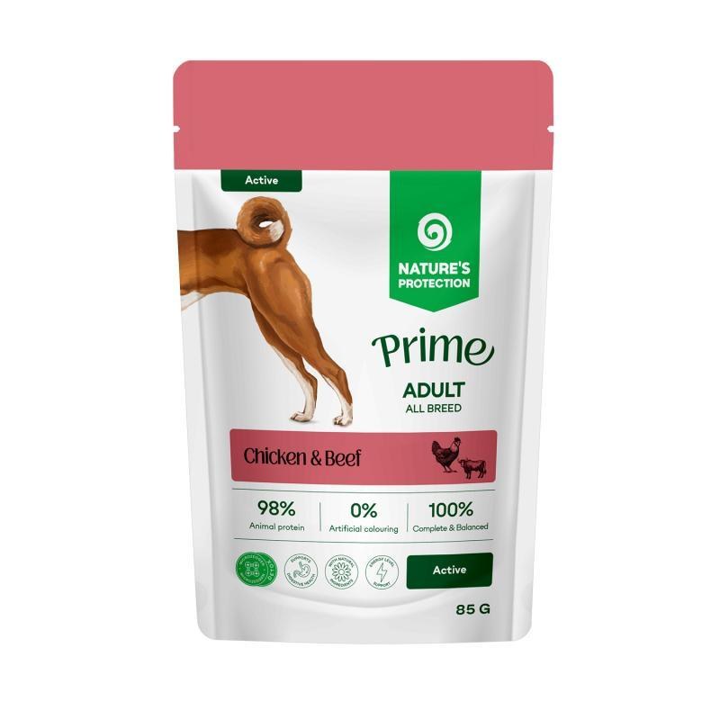 Nature's Protection Prime Active Adult All-Breed Chicken & Beef Dog Food
