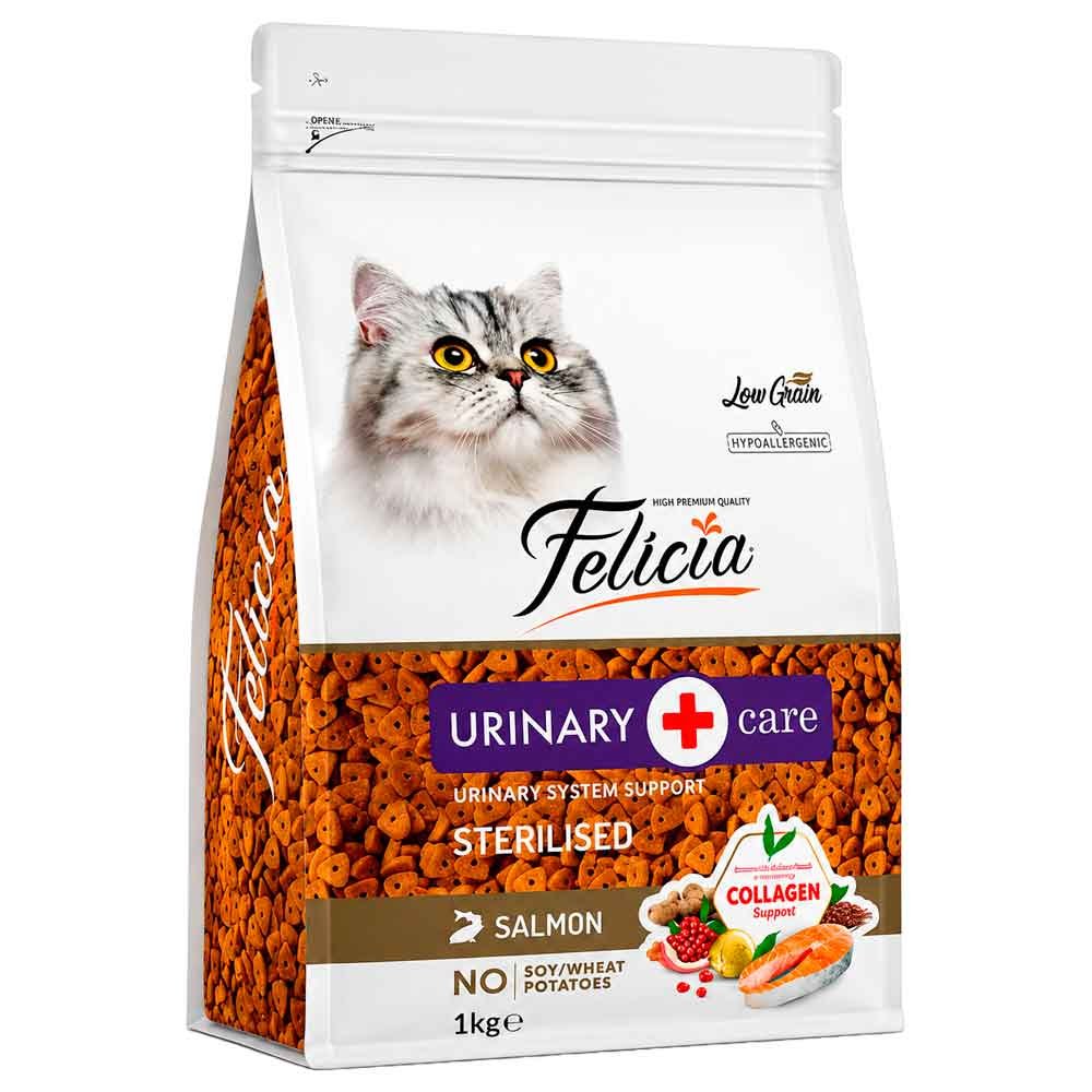 Felicia Low Grain Sterilised Cat Food with Salmon 2 kg