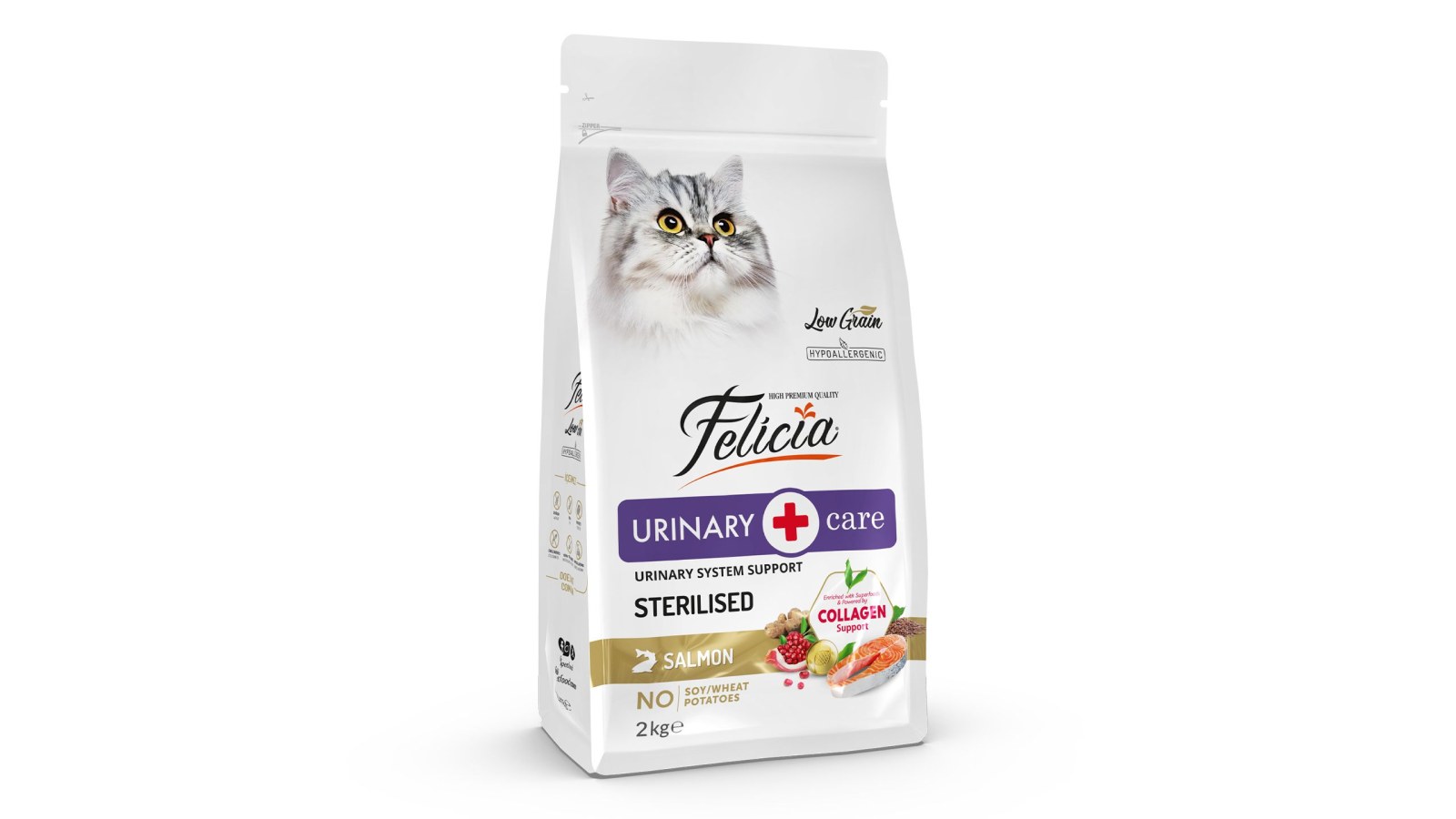 Felicia Low Grain Sterilesed Salmon Cat Food 5 kg
