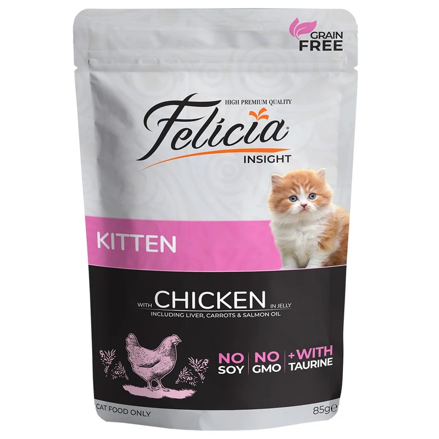 Felicia Kitten Chicken in Jelly Wet Cat Food 85 g