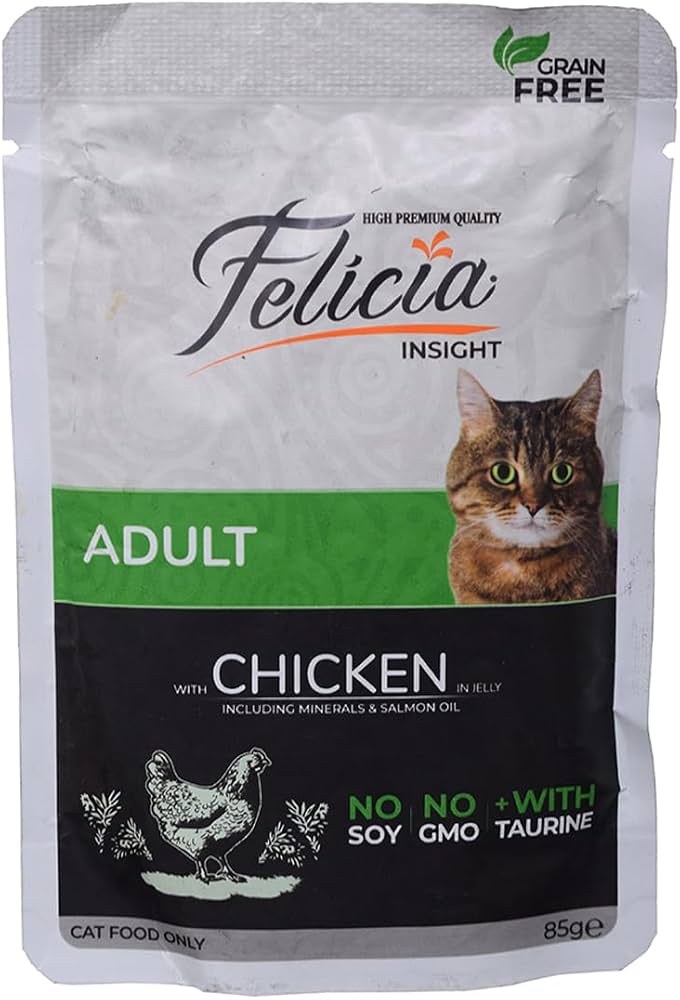 Felicia Adult Cat Wet Food with Chicken in Jelly 85 g
