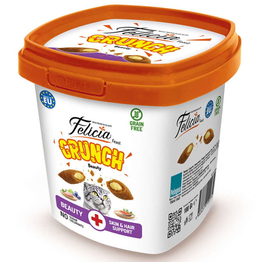 Felicia Beauty Cat Crunch лакомство для кошек 100 г