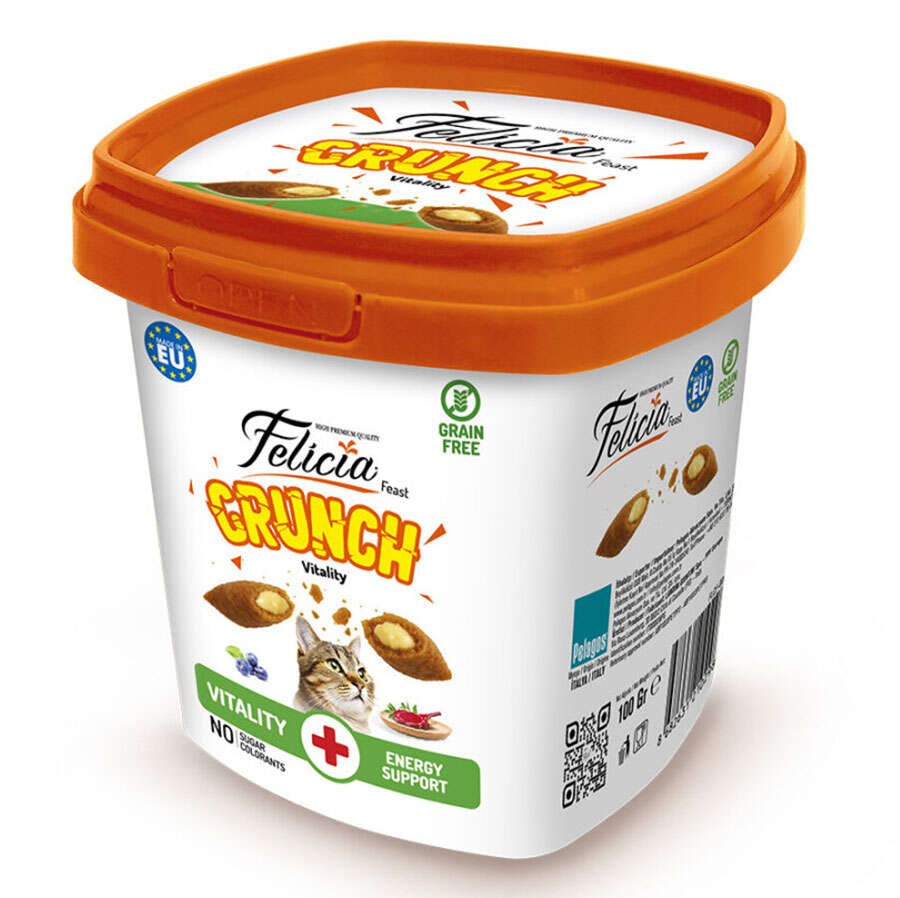 Felicia Vitality Cat Crunch лакомство для кошек 100 г
