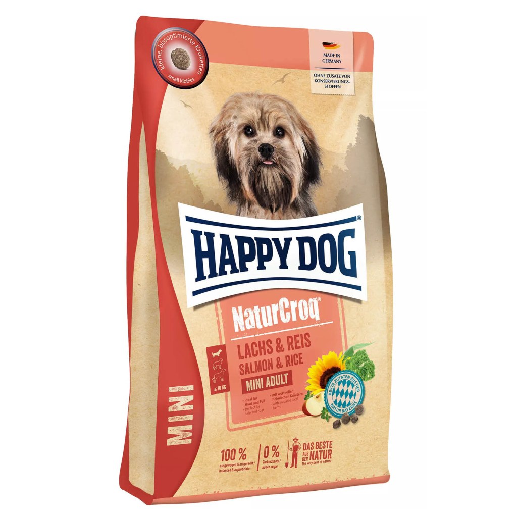 Happy Dog NaturCroq Mini — корм с лососем и рисом для мини-собак
