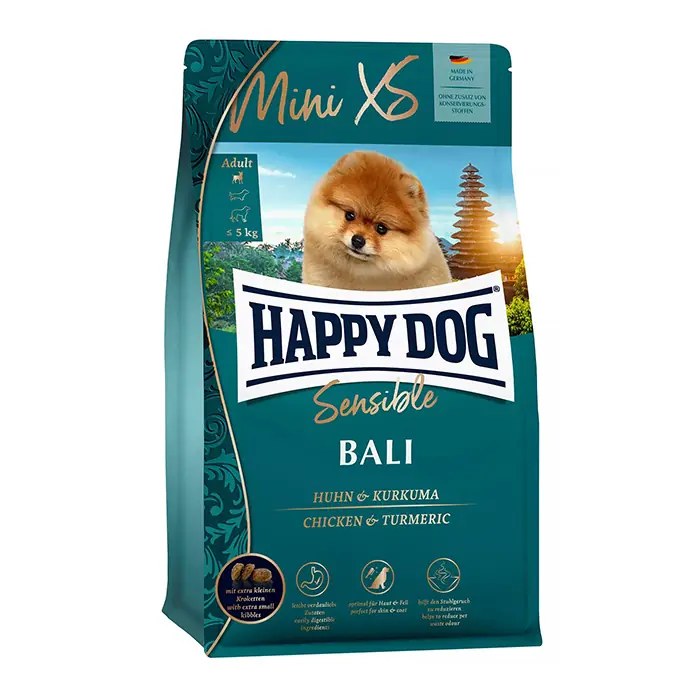 Happy Dog Mini XS Bali, корм для собак мелких пород, 1,3 кг