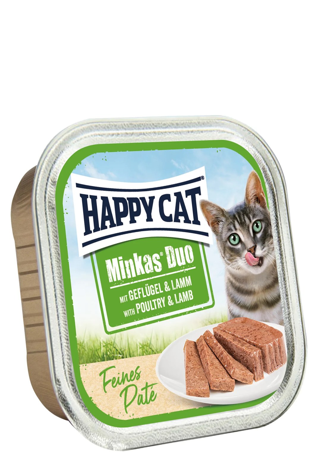 Happy Cat Lamm Geflügel Pate Alu Lamb & Poultry Wet Cat Food 100 g